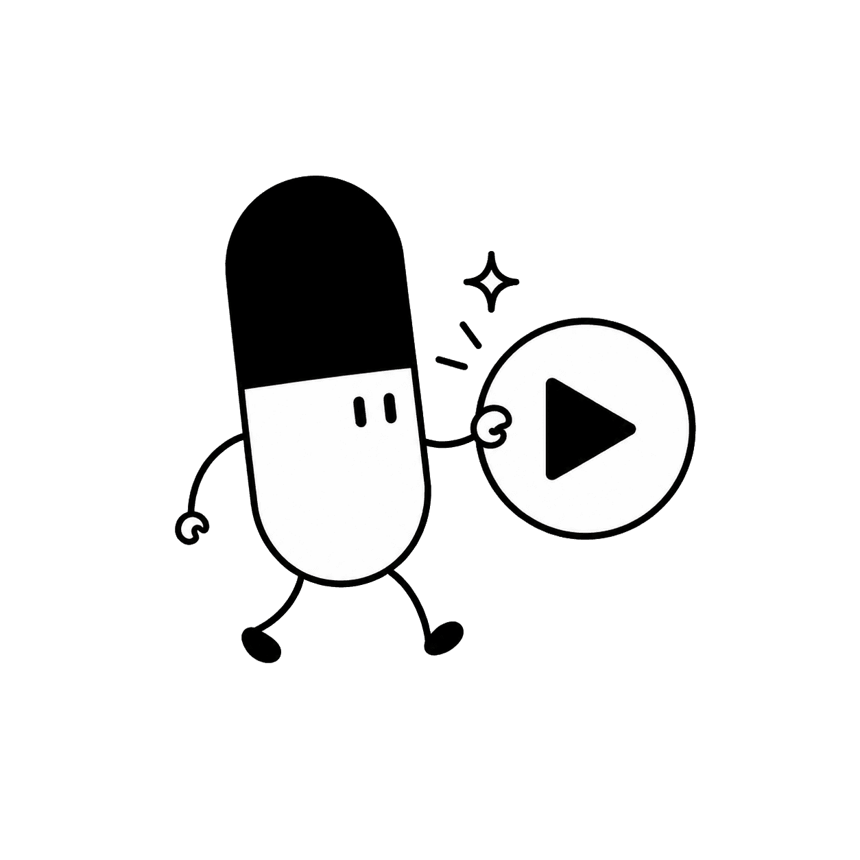 Dose pressing a start button.